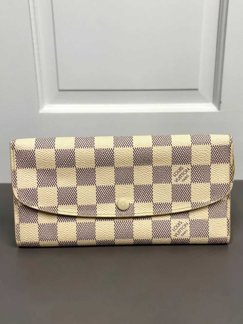 Louis Vuitton Damier Azur Canvas Zippy Organizer Wallet